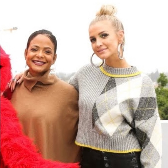 {Pringle Of Scotland X H&M} Argyle Ribbed Sweater - Sz M - Picture 12 of 12